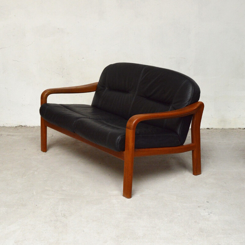 Vintage 2 seater sofa by Arne Wahl Iversen for Komfort - 1960s