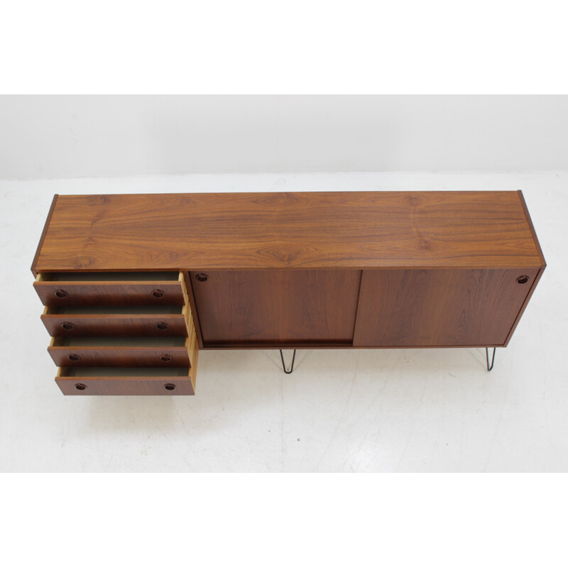 Vintage Danish Upcycled Teak Sideboard - 1960s 