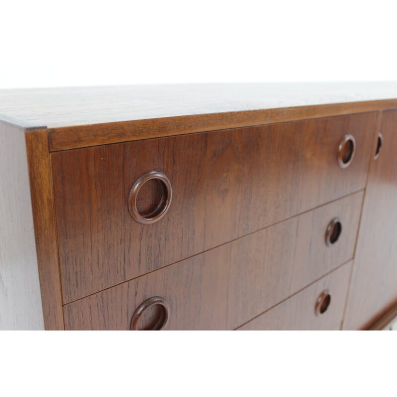 Vintage Danish Upcycled Teak Sideboard - 1960s 