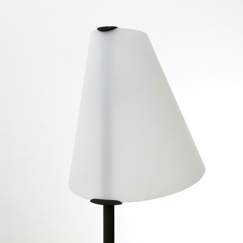 Micene Floor lamp with opaline shade by Leucos - 1950s