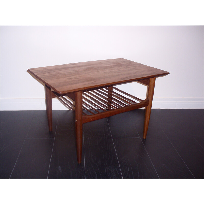 Table basse style scandinave G Plan en acajou - 1960