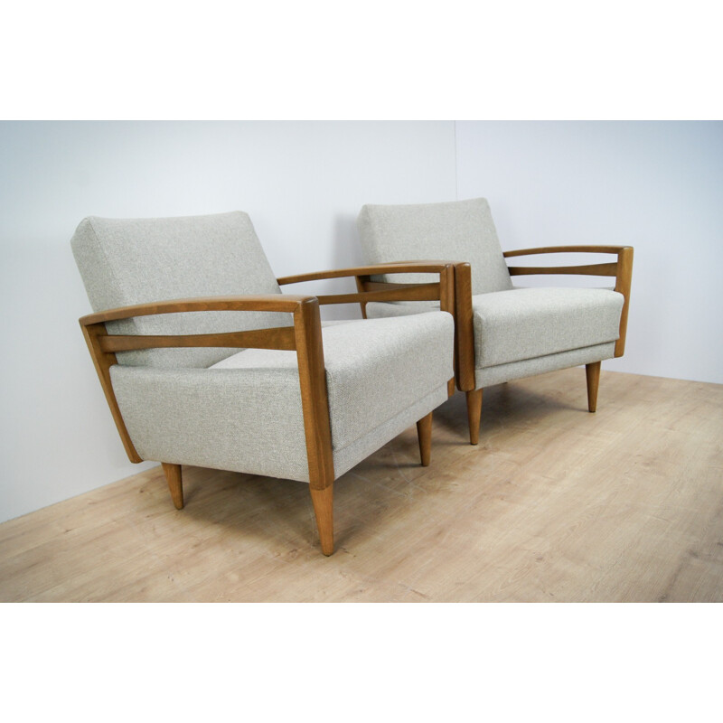 Mid-Century German Armchairs, 1970s, Set of 2