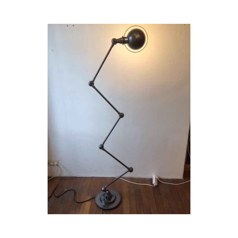 Vintage Jielde metal lamp with 5 parts - 1950