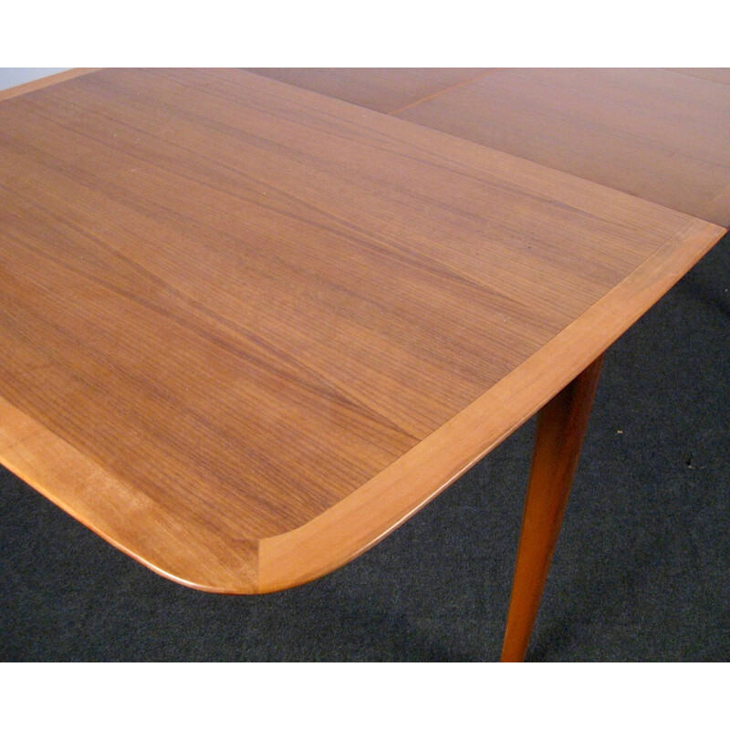 Vintage high table with integrated extensions - 1950s