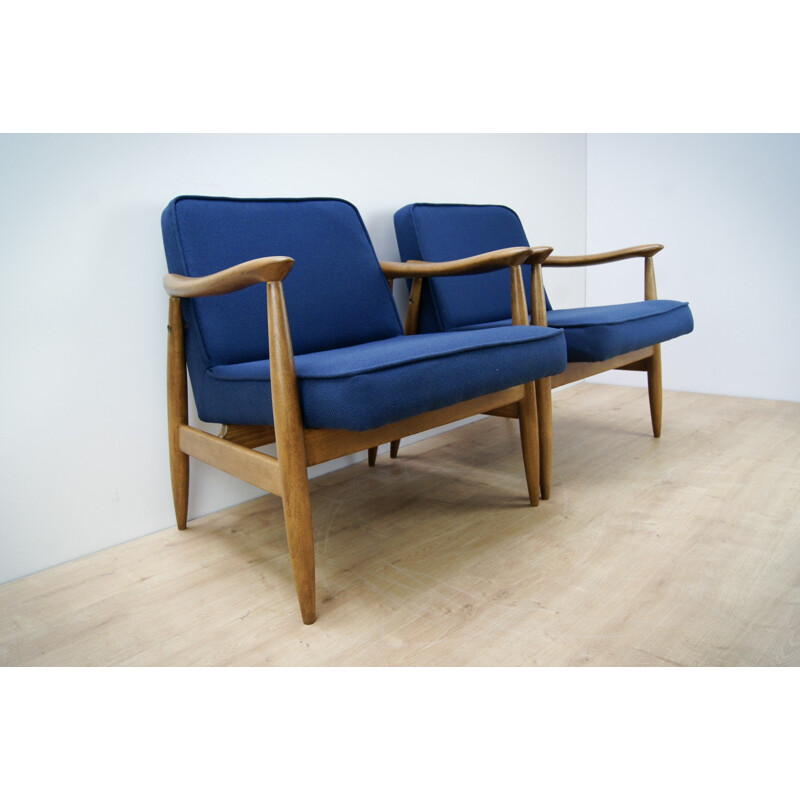 Pair of Model GFM-87 Armchairs by Juliusz Kedziorek for Gościcińskie - 1960s