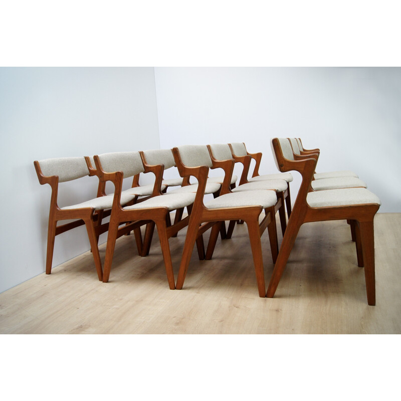 Lot de 6 chaises à repas de Nova - 1960
