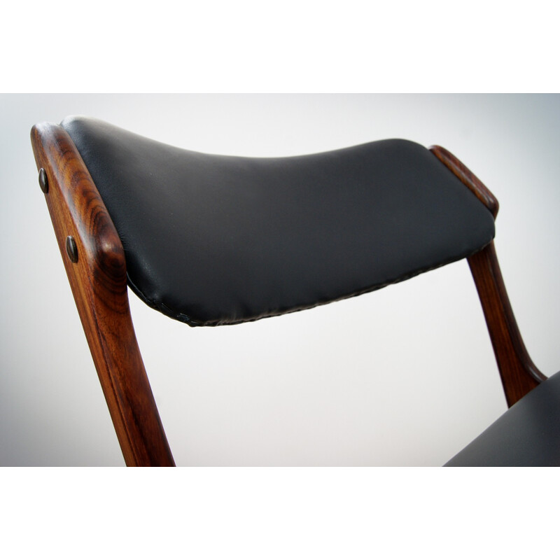 Set of 6 Model 49 Rosewood Dining Chair by Erik Buch for Odense Maskinsnedkeri - 1960s