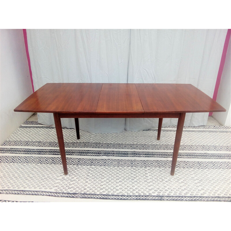 Vintage Scandinavian dining table in teak - 1960s