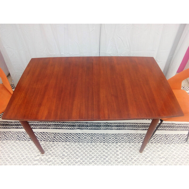 Vintage Scandinavian dining table in teak - 1960s