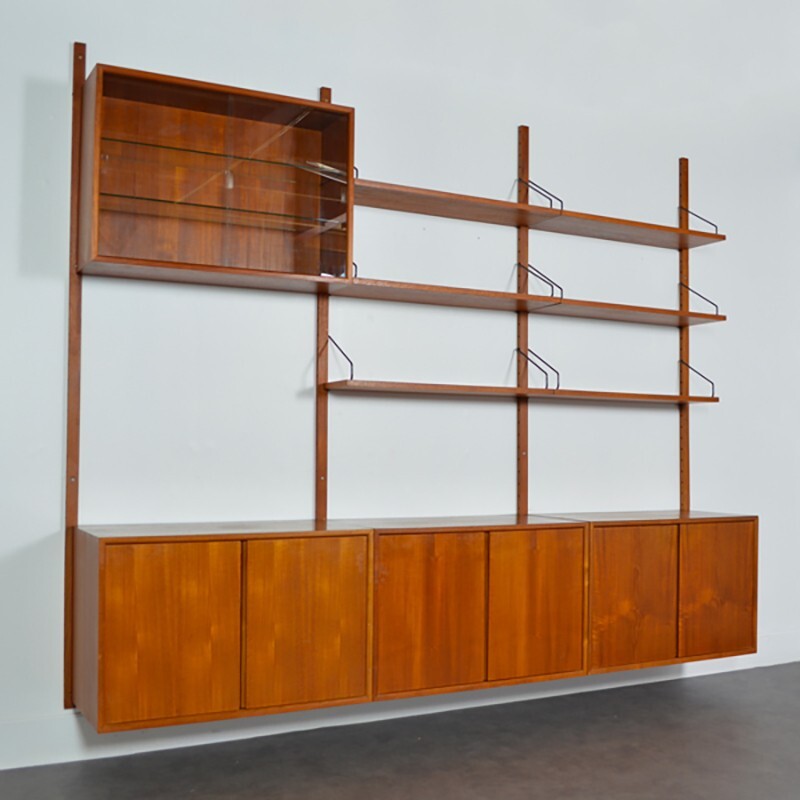 Vintage modular shelving system by Poul Cadovius - 1960s