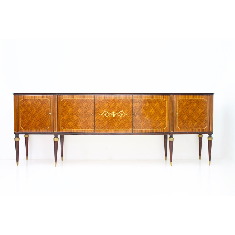 Vintage Italian sideboard with mirror - 1950s