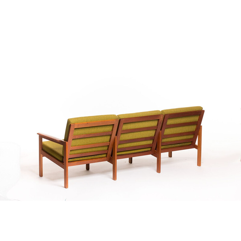 Vintage Capella sofa by Illum Wikkelso for N. Eilersen - 1950s