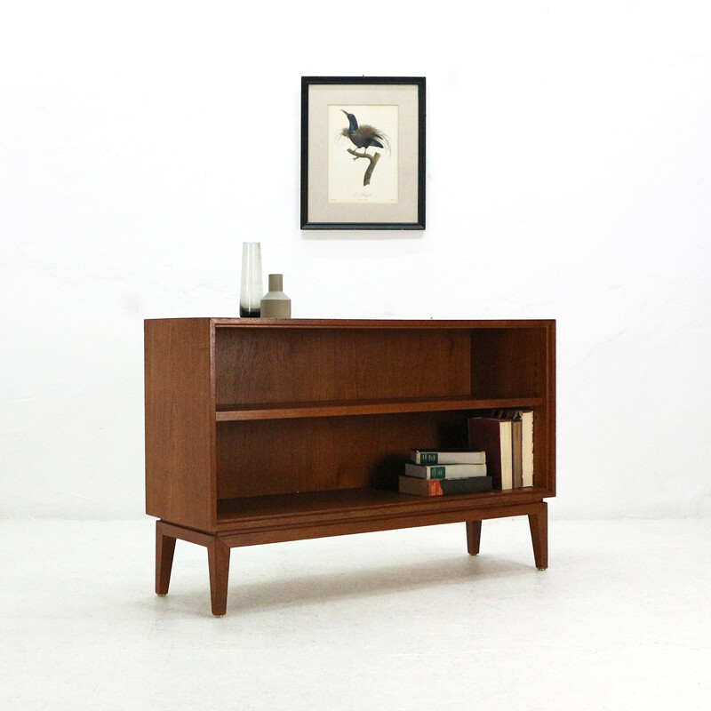 Premium vintage teak bookshelf - 1960s