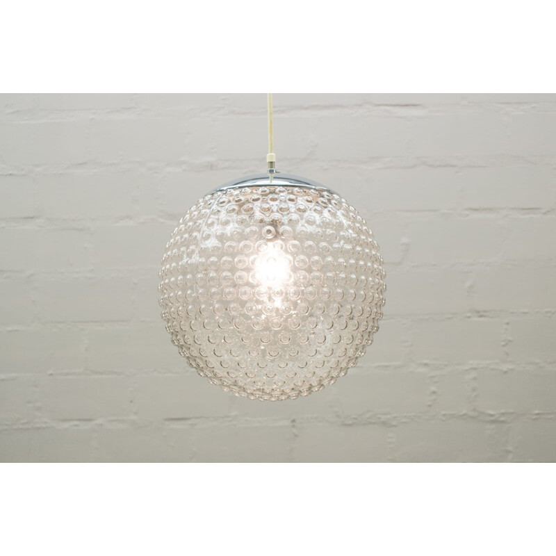 Vintage bubble globe lamp by Staff Leuchten, 1970