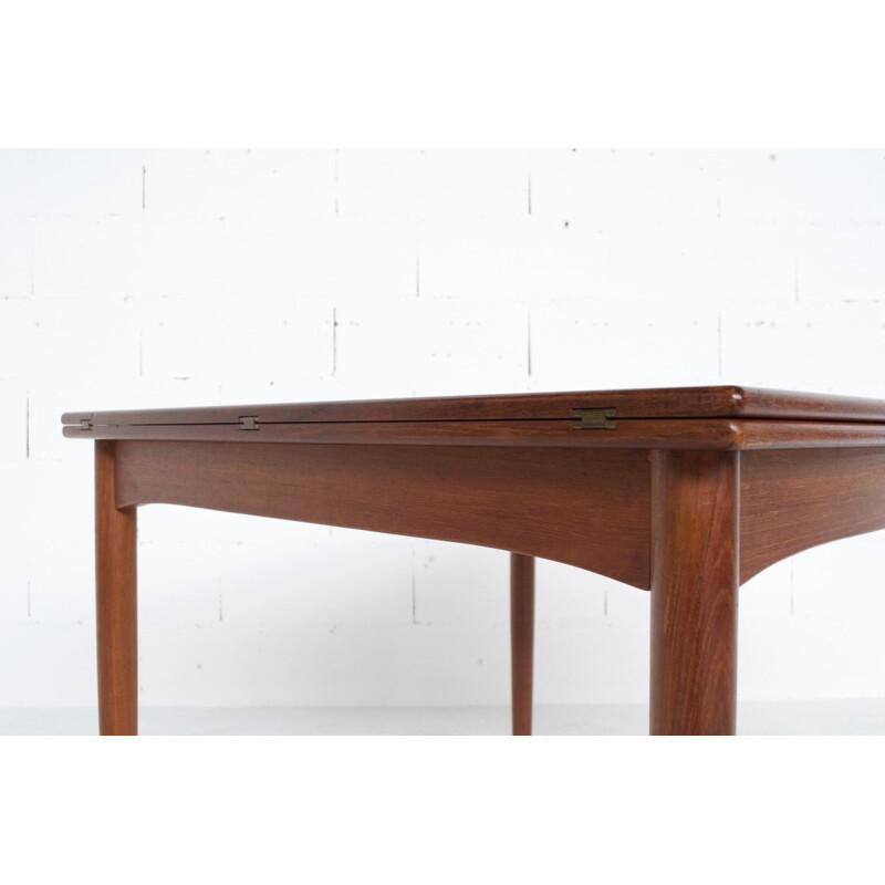 Vintage teak dining table by Borge Mogensen for Soborg Mobelfabrik - 1950s