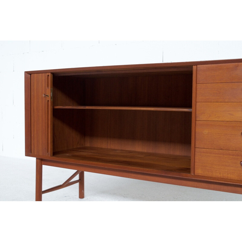 Vintage teak sideboard by Peter Hvidt & Orla Molgaard-Nielsen Sideboard for Soborg Mobelfabrik - 1950s