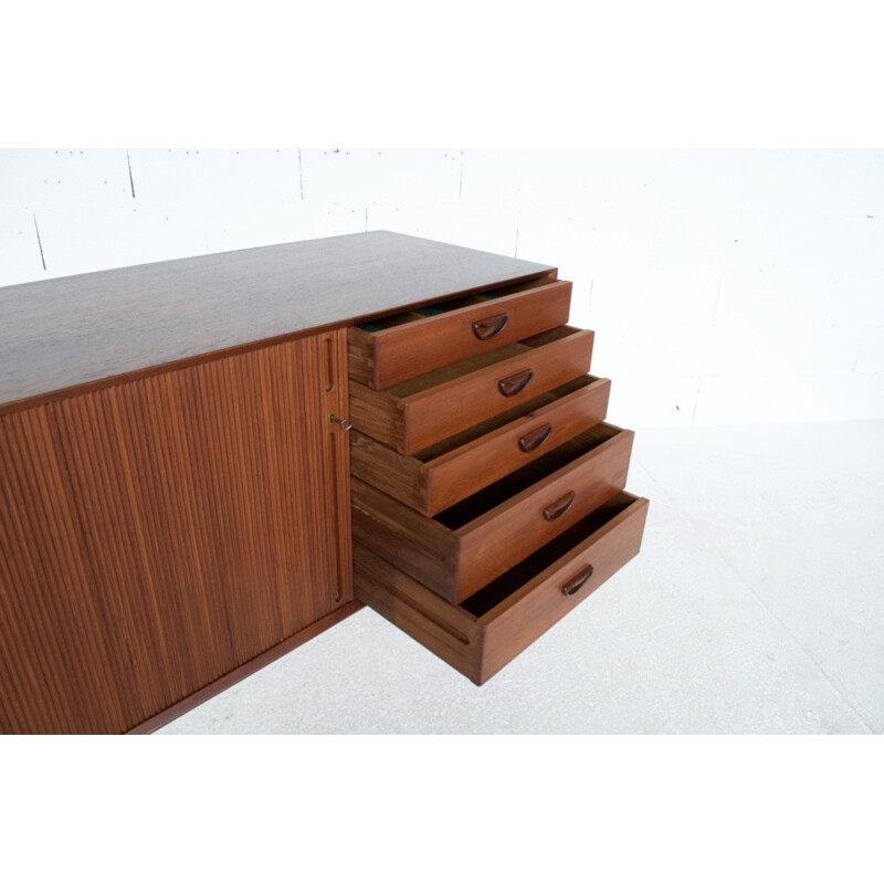 Vintage teak sideboard by Peter Hvidt & Orla Molgaard-Nielsen Sideboard for Soborg Mobelfabrik - 1950s