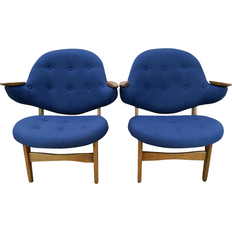 Set of 2 Model 33 Armchairs by Carl Edward Matthes - 1950s