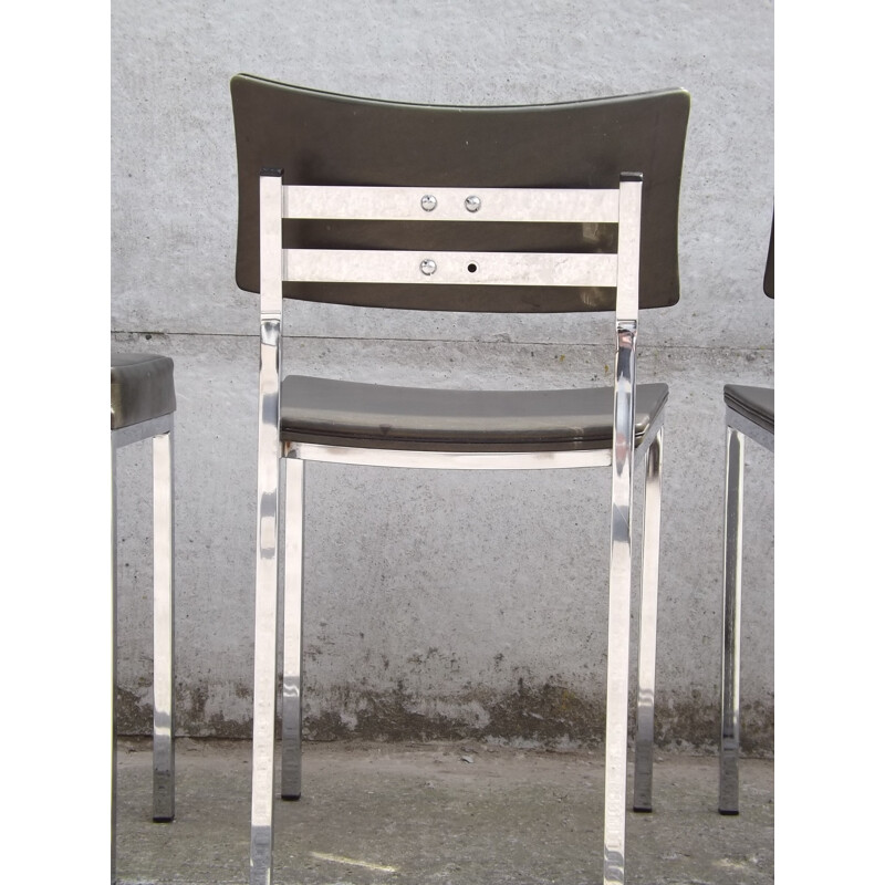 Suite de 2 chaises et 4 tabourets vintage par Rudi Verelst pour Novalux - 1960