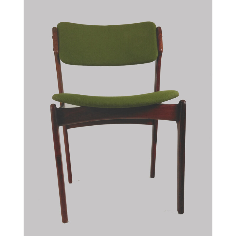 Set of 8 Model 49 chairs in rosewood by Erik Buch - 1960s