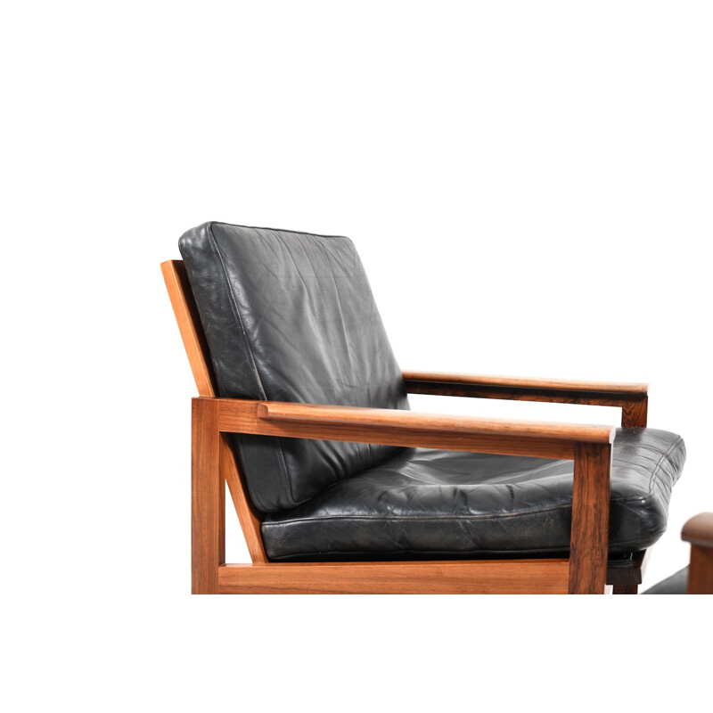 Set of 2 vintage armchairs by Illum Wikkelsø - 1960s