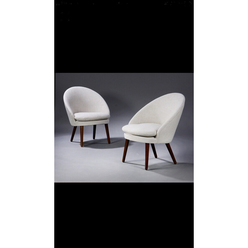 Suite de 2 fauteuils vintage de Ejvind A. Johansson - 1960