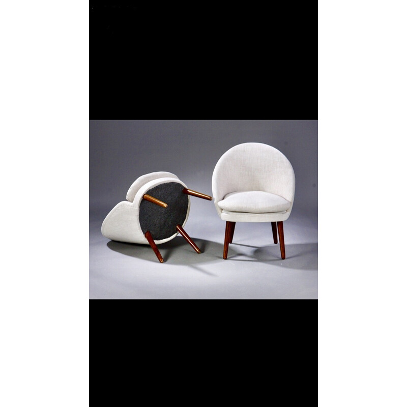 Suite de 2 fauteuils vintage de Ejvind A. Johansson - 1960