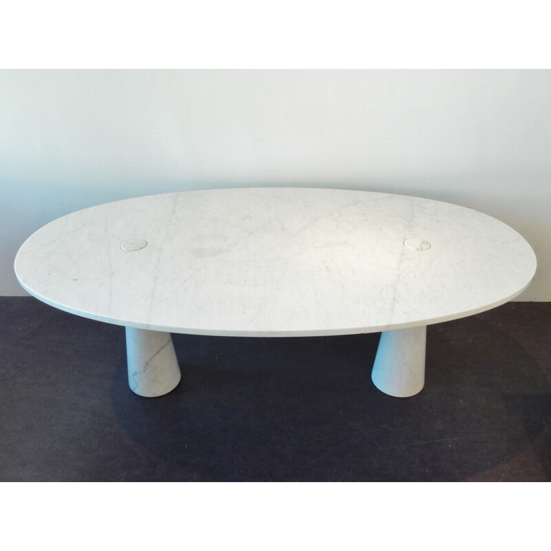 Vintage Eros dining table by Angelo Mangiarotti - 1970s