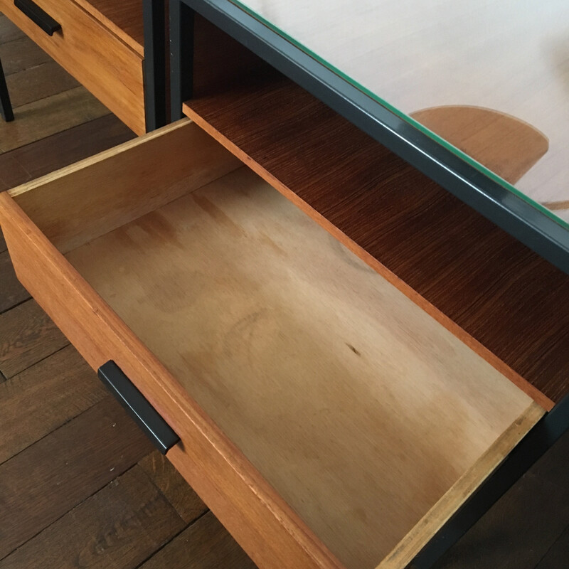 Set of 2 Vintage teak bedside table - 1960s