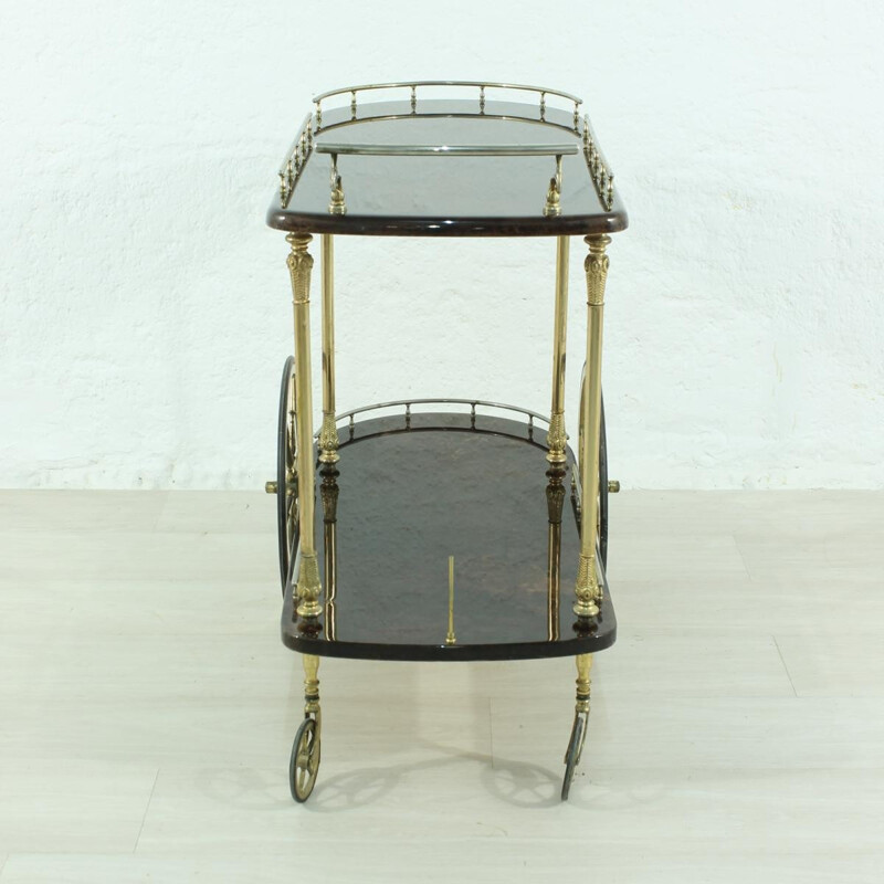 Vintage Wood serving trolley - 1960s 