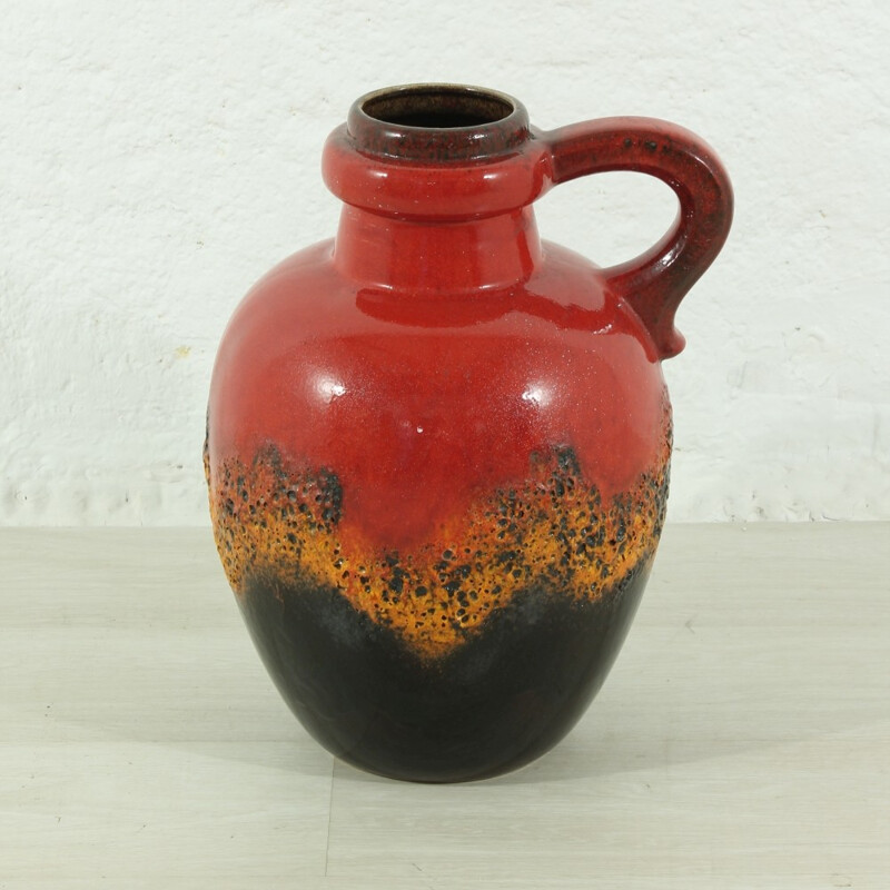 Vase Vintage allemand Multicolore - 1970