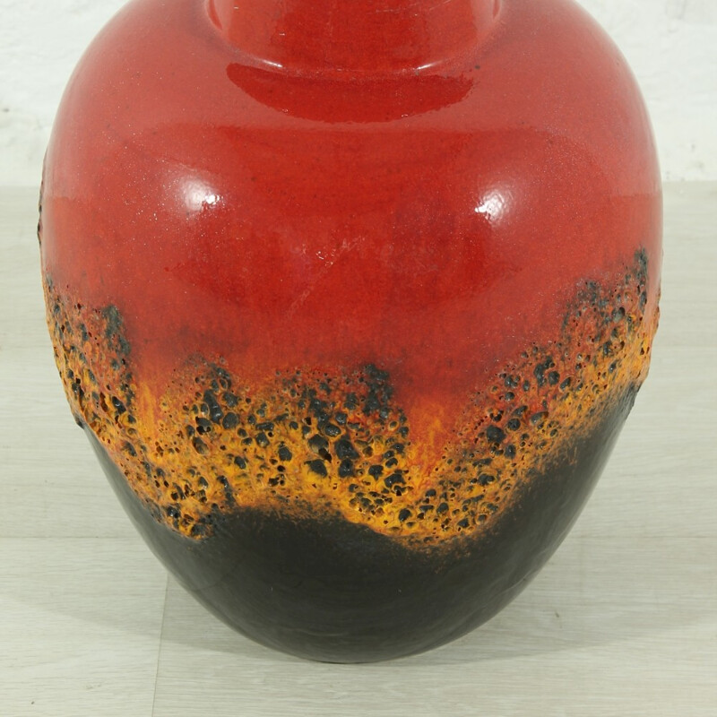 Vase Vintage allemand Multicolore - 1970