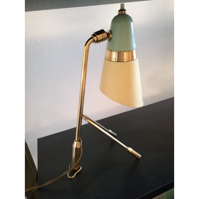 Vintage Italian table Lamp "cocotte" in brass - 1950s