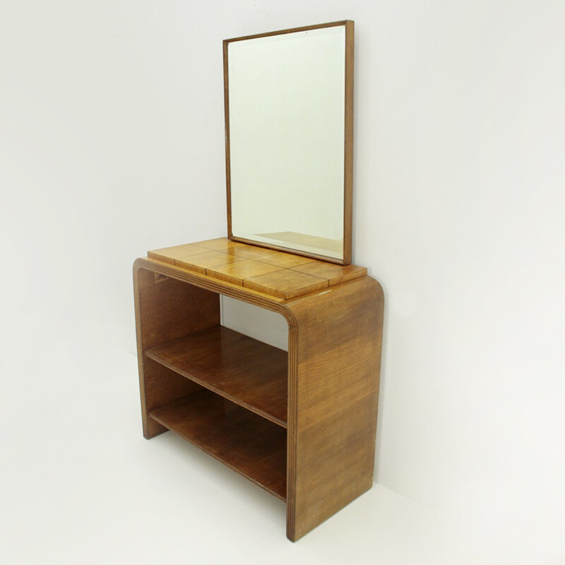 Italian Vintage console with mirror - 1940s