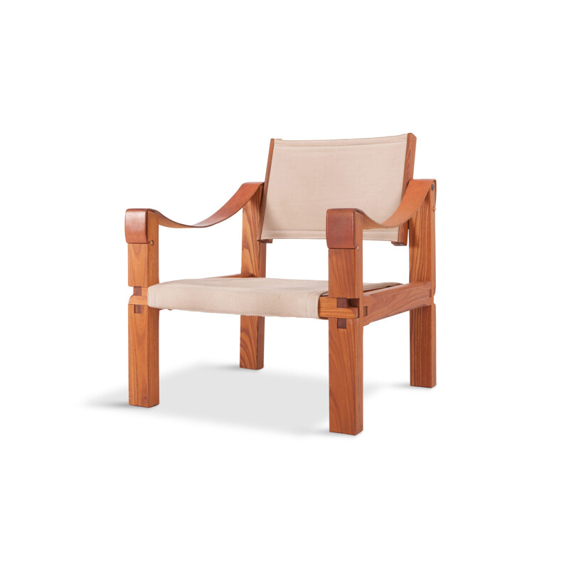 Suite de 2 fauteuils S10 vintage par Pierre Chapo - 1960