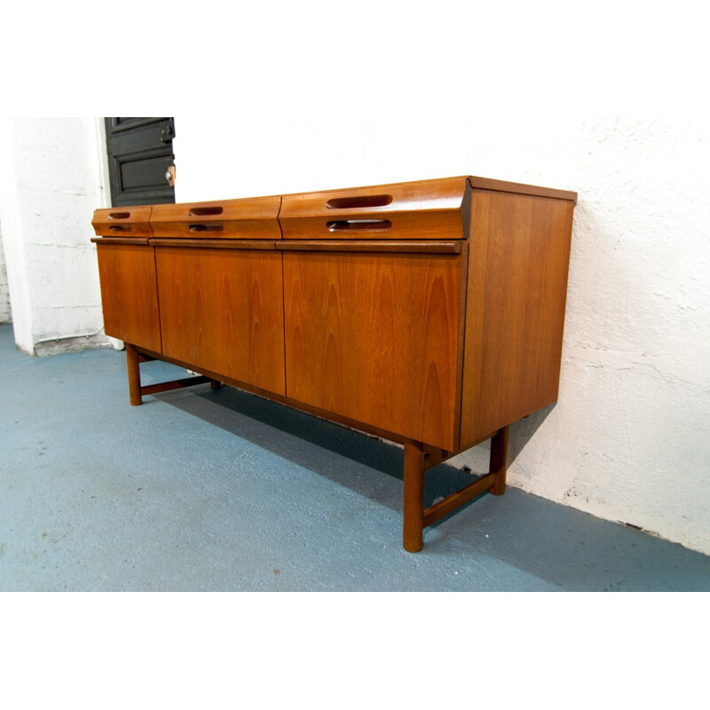 Vintage Scandinavian sideboard in teak - 1960s