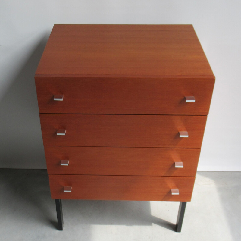 Vintage chest of drawers by Pierre Guariche for Meurop - 1960s