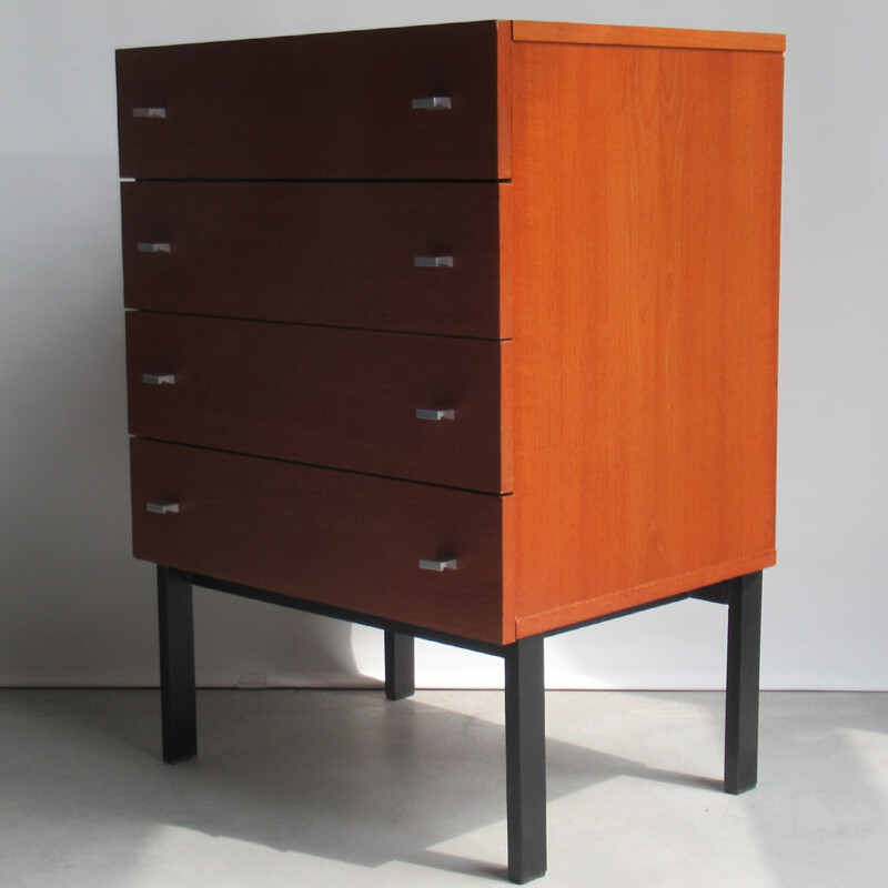 Vintage chest of drawers by Pierre Guariche for Meurop - 1960s