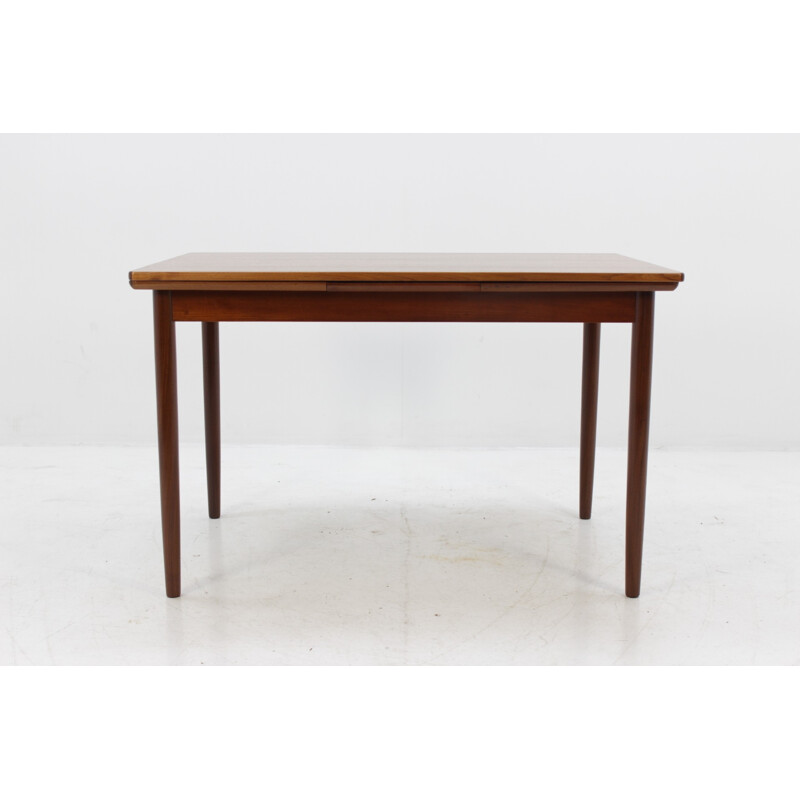 Vintage danish teak extendable table - 1960s