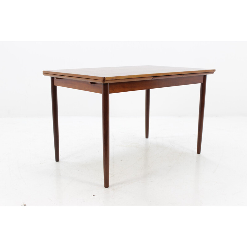 Table vintage extensible en teck danois - 1960