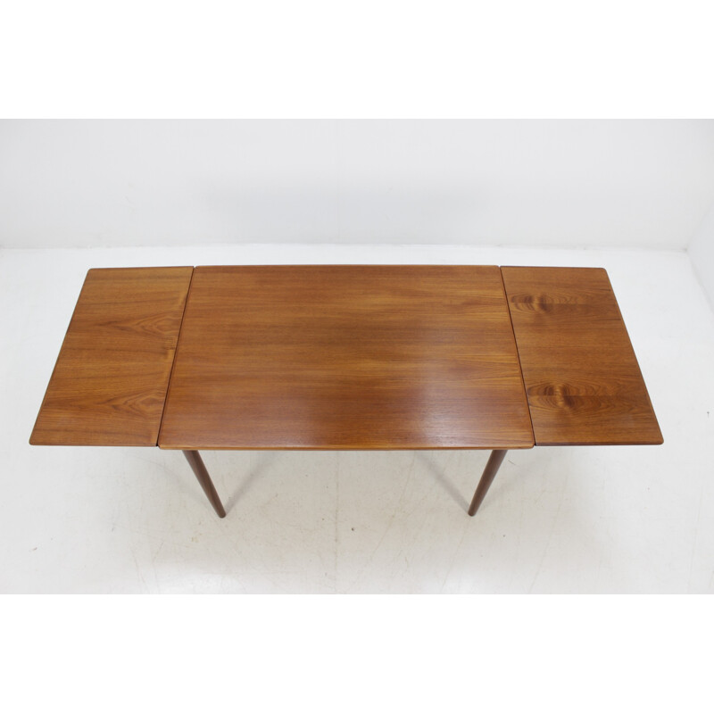 Table vintage extensible en teck danois - 1960
