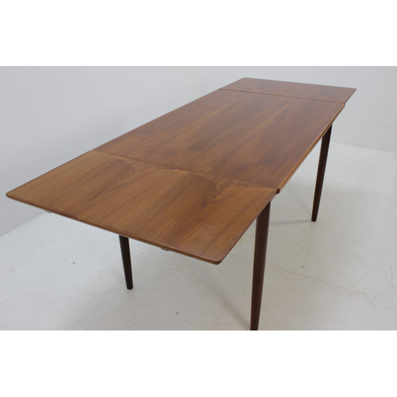Vintage danish teak extendable table - 1960s
