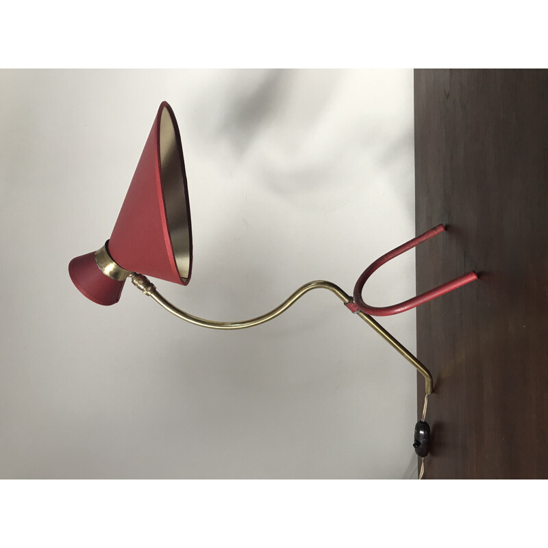 Vintage-Lampe Cocotte Tripode aus Metall und Messing, 1960
