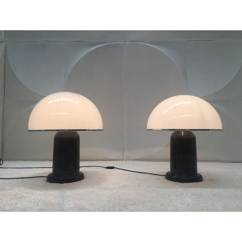 Vintage Mushroom Lamp Home - 1970s