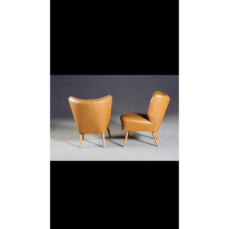 Paire de fauteuils cocktails vintages - 1960