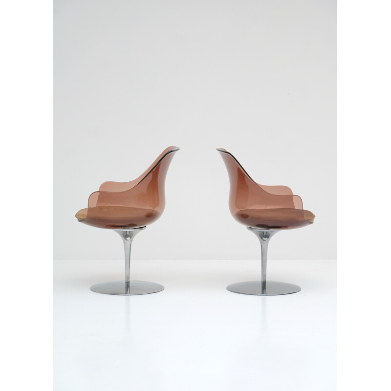 Pair of vintage chairs by Estelle & Erwine Laverne - 1950s