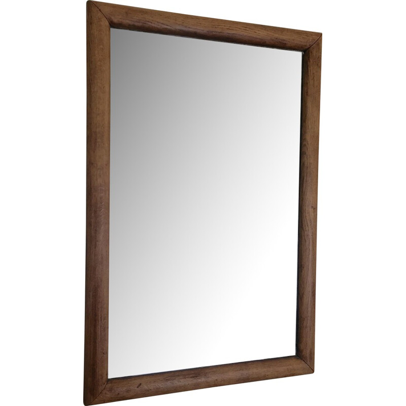 Vintage mirror in solid oak - 1930s