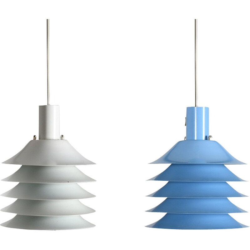 Set of 2 Danish pendant lamps for ABO Randers - 1960s