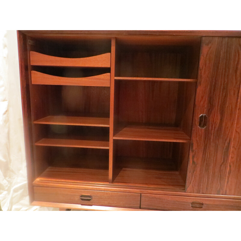 Scandinavian sideboard in Rio rosewood, Helge SIBAST - 1960s