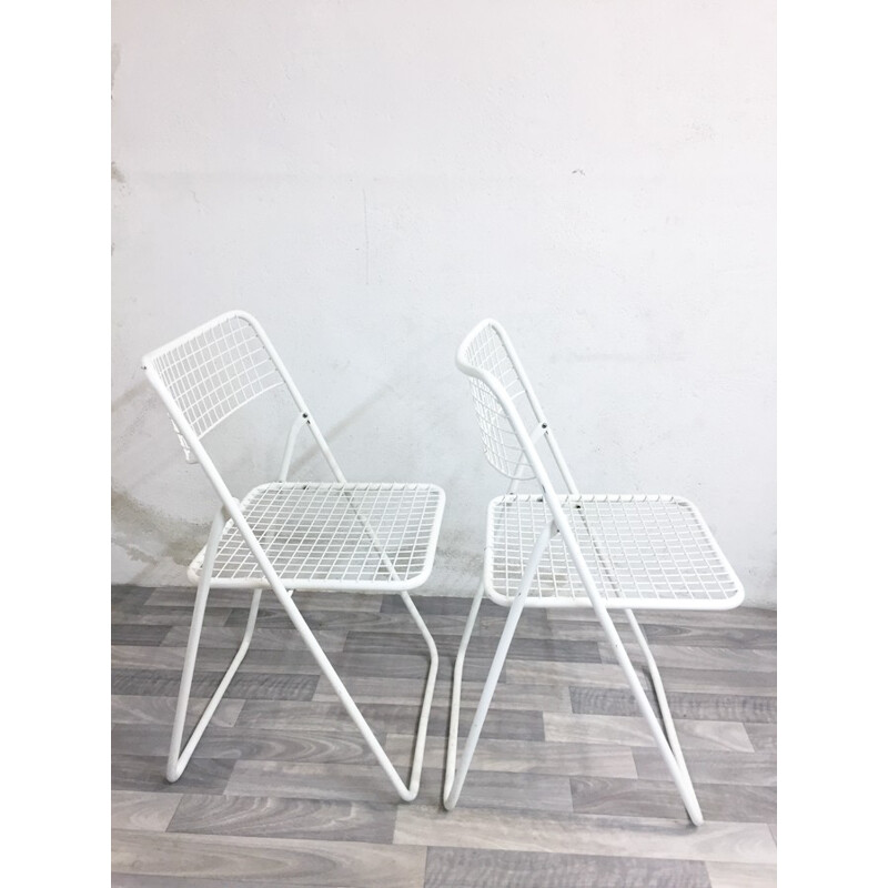 Vintage "Ted Net" chairs by Niels Gammelgaard for Ikea - 1970s
